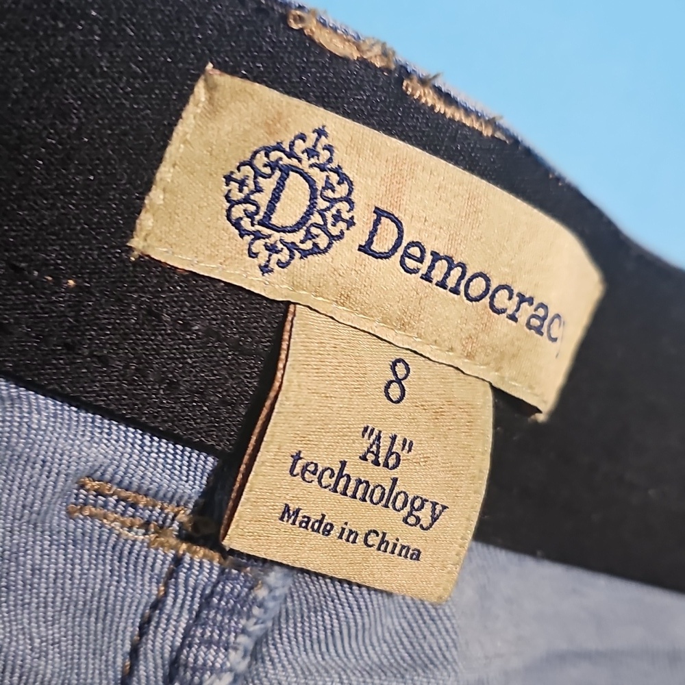 Democracy Ab Techology Classic Blue Skinny Jeans Size 8 - Picture 3 of 5